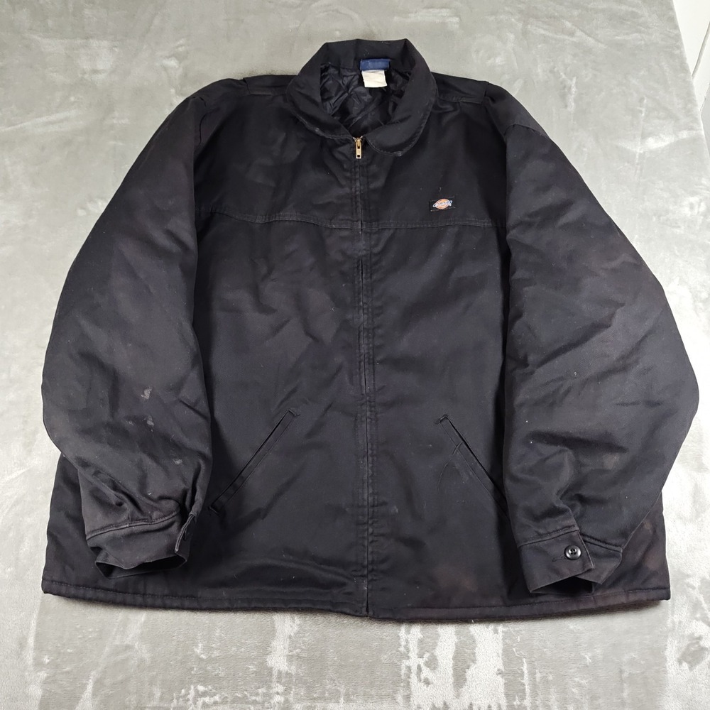 Dickies Mens 5XL Insulated Work Jacket Quilted Lined Eisenhower Distressed Faded